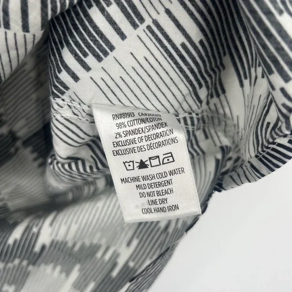 Robert Graham Mens Geometric Optical Illusion Short Sleeve Button Down Shirt S - Picture 4 of 7